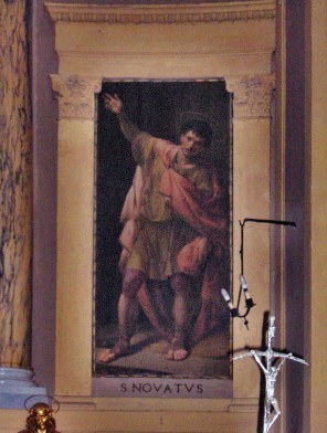 로마의 성 노바토_by Bernardino Nocchi_photo by Georges Jansoone_in the church of Santa Pudenziana_Rome.JPG